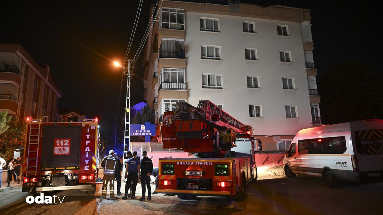 Ankara’da korkutan yangın